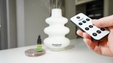 Load image into Gallery viewer, moment wellbeing hub™ with remote control + 5 essential oil blends
